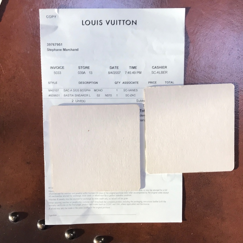 Louis Vuitton Bosphore Backpack Monogram Canvas - Picture 14 of 16